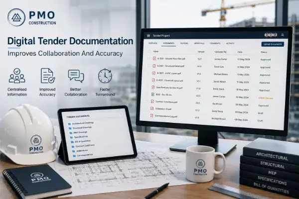 Digital tender documentation and construction procurement workflow