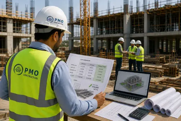 Tender BOQ documents and construction cost estimate